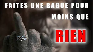 TUTO : Comment faire une bague SANS machine SANS soudure. #Bricosoluce