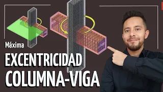 Cuánto debe ser la máxima EXCENTRICIDAD COLUMNA-VIGA