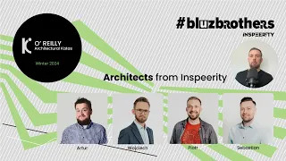 Winners of the O'Reilly Architecture Katas Winter 2024 | Inspeerity | BluzBrothers | MonitorMe