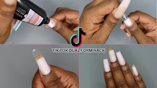 Dual Form HACK Using MODELONES Polygel | Tiktok Polygel Hack