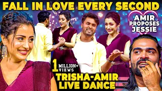 Trisha Clean Bowled🤩Amir Sweeps Jessi off her Feet🥰Semma Dance Tribute💖Watch Out for STR's Reaction🔥