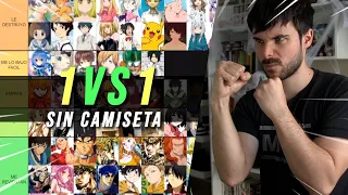 ¿A QUÉ PERSONAJE DE ANIME LE REVENTARÍA EN UN 1VS1? / TierList