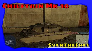 War Thunder Chieftain Mk 10 on Abandoned Factory, spawm camping is expensive  - British Tanks