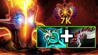 Disperser + Abyssal Blade Builds Juggernaut vs Medusa 7K MMR 25Kills 900GPM Dota 2