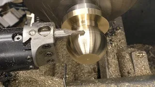 SNNC 386 P2   Machining A Brass Ball End