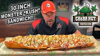 BACK IN THE USA for Cheba Hut's 30-Inch Monster Sandwich Challenge!!