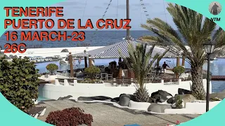 TENERIFE, Puerto de la Cruz, 16 Mar-23, 26C