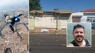 Vídeo mostra salto de aluno de paraquedismo que terminou com tragédia em Boituva