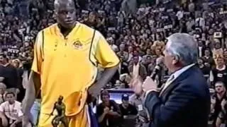 Shaquille O'Neal Receives 1999-2000 NBA MVP Award