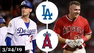 Los Angeles Dodgers vs Los Angeles Angels Highlights | March 24, 2019 | Spring Training