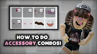 How To Wear 2 Or More FACE ACCESSORIES On Roblox! Combos / Roblox Mobile