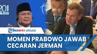 TEGANG! Momen Prabowo Dicecar Jerman soal Usulan Proposal Damai Rusia-Ukraina, Menhan Jawab Ngegas