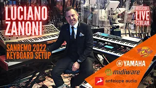 Luciano Zanoni e le tastiere di SANREMO 2022 - Live Stream