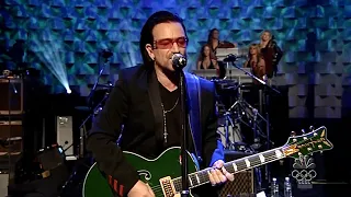 U2 Original Of The Species Live (Conan O'Brien)