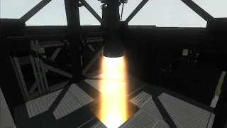 KSP SpaceX Testing: Merlin 1D Engine Test