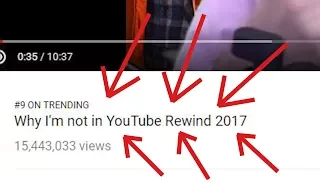 REAL REASON WHY I AM NOT ON YOUTUBE REWIND 2017