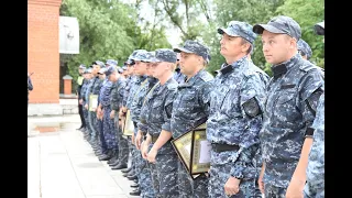 Встреча сводного отряда из служебной командировки