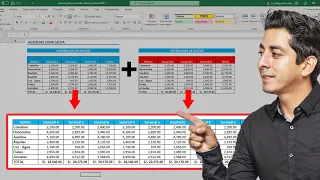 ⭐️How to consolidate data in Excel by joining different sheets and files into one 👏