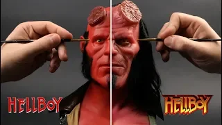 Hellboy Sculpture Timelapse - Perlman vs Harbour
