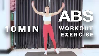 10 MIN Abs Workout Exercise At Home l No Equipment