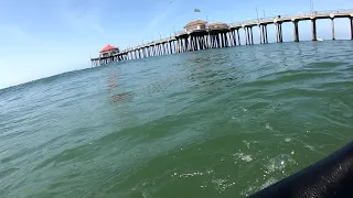 Day 492 - (Huntington Beach Pier) GoPro POV Beginner Video Surf Journal
