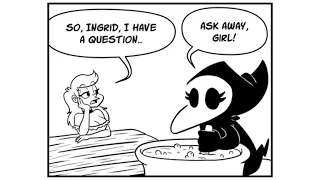 #189: Laying eggs? | Ingrid the Plague Doctor Comic Dub