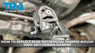 How to Replace Rear Differential Damper Mount 2003-2011 Honda Element