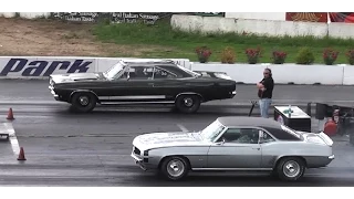 1968 PLYMOUTH 440 GTX vs 1969 CAMARO SS 396