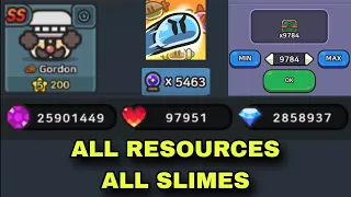 ALL RESOURCES SLIMES _ Legend of Slime Idle RPG War