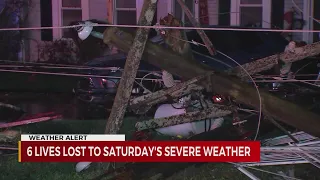 6 dead following deadly tornado outbreak in Middle TN