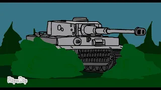 Tiger H1 vs M4 Sherman [flipaclip]