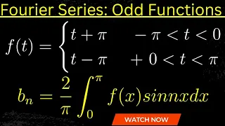 Exam Questions On Fourier Series | Even And Odd Functions