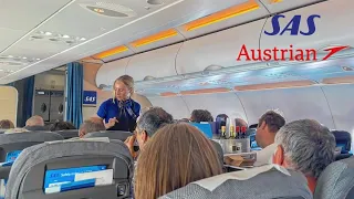 SAS & Austrian | OSL-ZRH-VIE | Economy class | Flight Exeprience