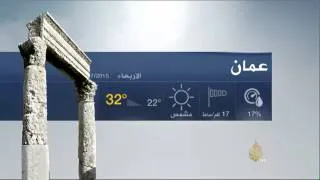 النشرة الجوية الثانية 29/7/2015