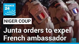 Niger coup: Junta orders police to expel French ambassador • FRANCE 24 English