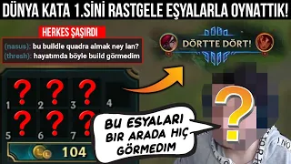 BU EŞYALARLA QUADRA MI? DÜNYA KATA 1.SİNE DERECELİ MAÇTA RANDOM EŞYALAR ALDIRDIK!