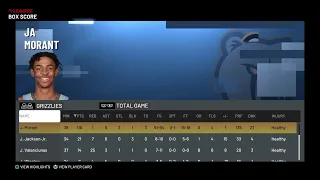 2k 21 Grizzlies franchise Ep1