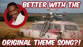 Is the Ghostbusters: Afterlife trailer better with the original theme song?! (COMPARISON!)