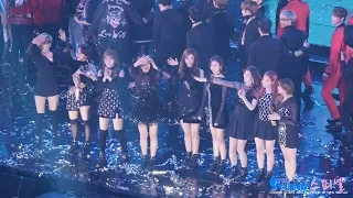 170119 트와이스 시상식 엔딩 직캠 TWICE fancam by Spinel