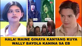 MAINE MENDOZA GAYANG-GAYA KANYANG KUYA WALLY BAYOLA KANINA SA EAT BULAGA. CHECK THIS OUT.