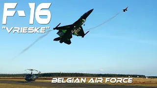 F16 4K UHD F-16 Belgian Solo Display  "Vrieske" and his "Dream Viper" Best F-16 Solo display of 2022