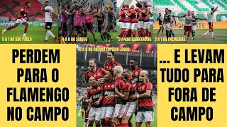 Vitórias e goleadas sobre quem antes batia no Flamengo apimentam briga com cartolas de vários clubes