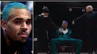 Chris Brown Sitting in His Throne: Two Girls Dancing "Under The Influence" 😱