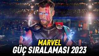 MARVEL SİNEMATİK EVRENİ GÜÇ SIRALAMASI 2023 | En Güçlü 20 Karakter!