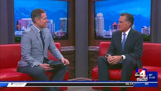 Mitt Romney with ABC 4 Utah