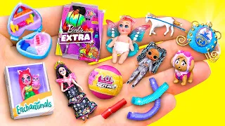 10 DIY Miniatur Puppen und Spielzeuge für Barbie und LOL Surprise