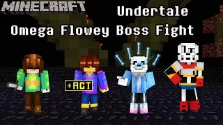 A Living Nightmare l Minecraft Omega Flowey Boss Fight