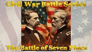 Civil War Battle Series, The Battle of Seven Pines Johnston's Loss is General Robert E. Lee's Gain