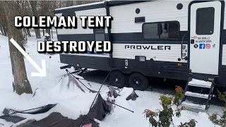 You Will Never Guess What Happened??? Surviving Winter Camping