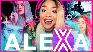 FIRST TIME Reaction to AleXa (Bomb, Revolution, Xtra MVs) - I'M A FAN ALREADY!!!